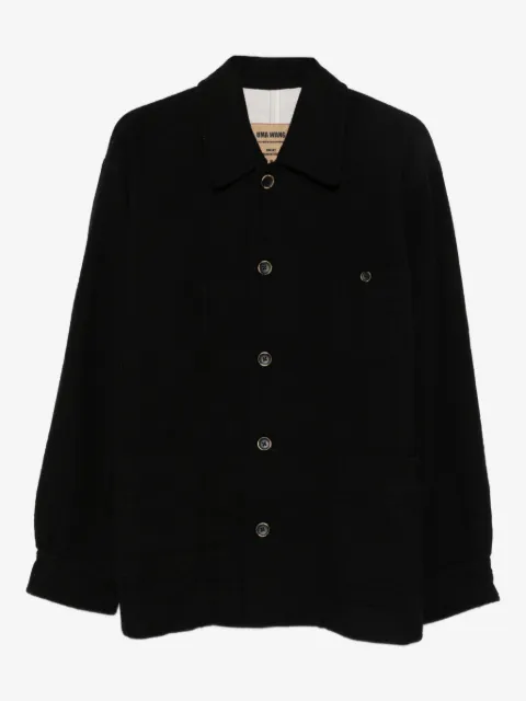 Uma Wang button-fastening patch-pocket jacket
