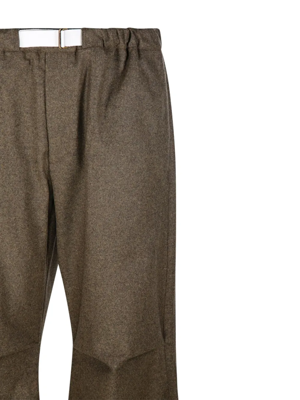 DARKPARK Broek met elastische tailleband en ceintuur Groen