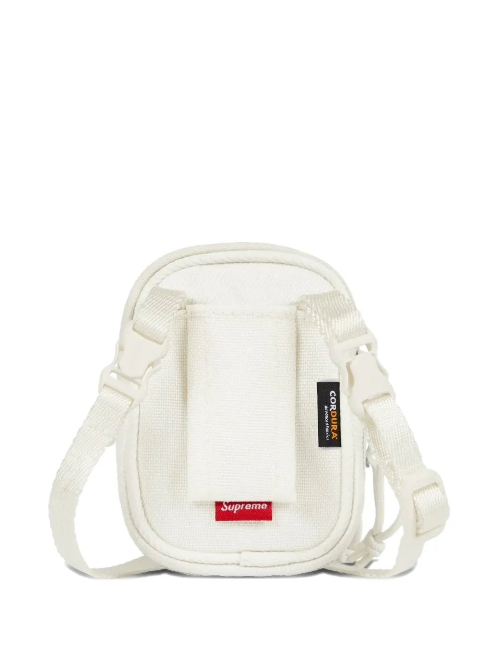 Supreme mini denim White crossbody bag - Wit