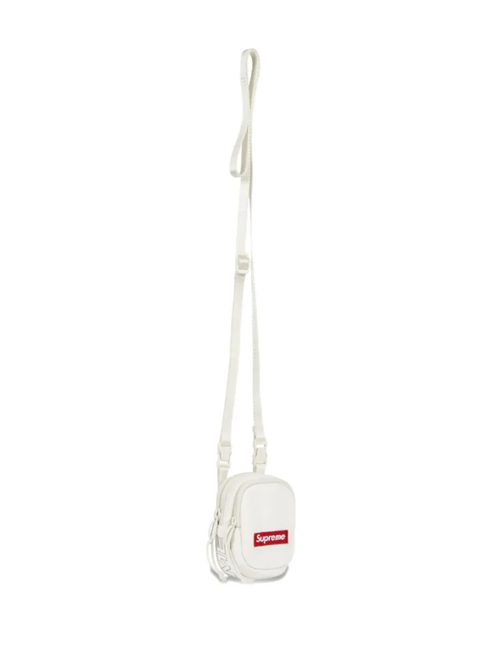 Supreme Mini Denim "white" Crossbody Bag In White