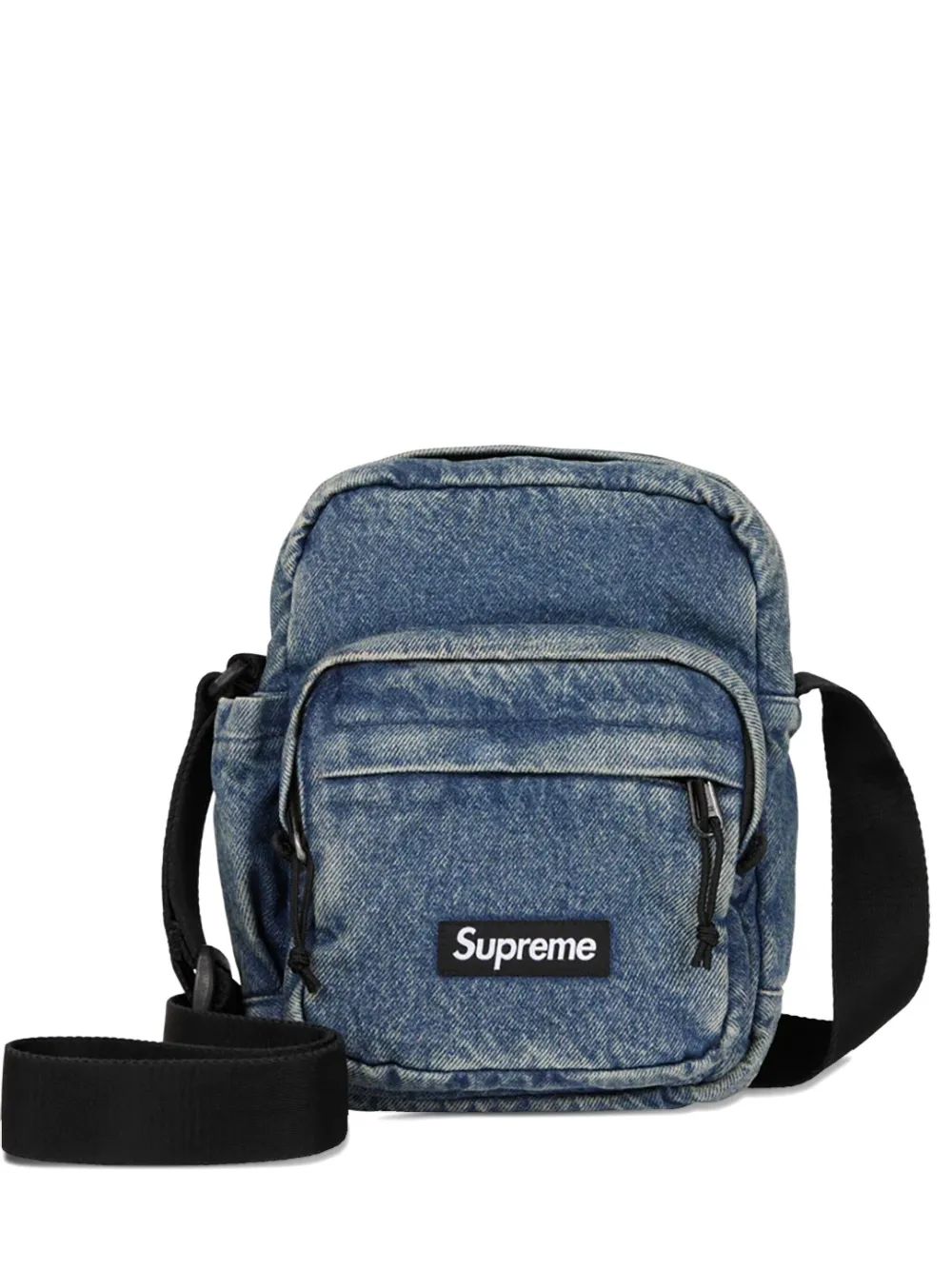 Supreme denim "Indigo Blue" messenger bag | Blue | Image 1