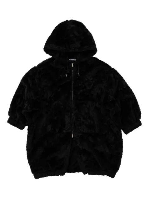 Mastermind Japan skull-embellished zip-up hoodie