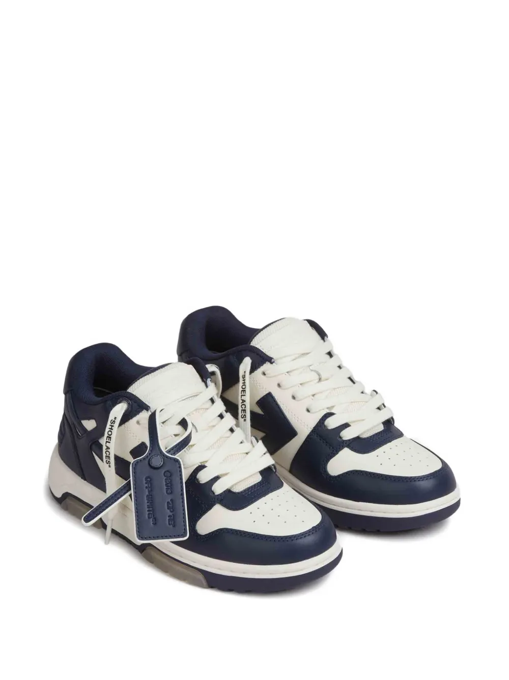 Off-White Out Of Office leather sneakers Wit