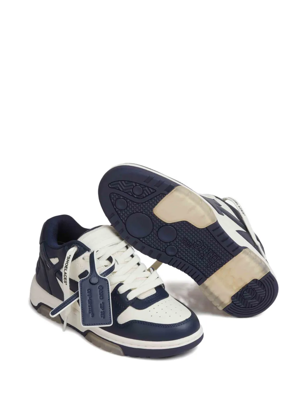 Off-White Out Of Office leather sneakers Wit