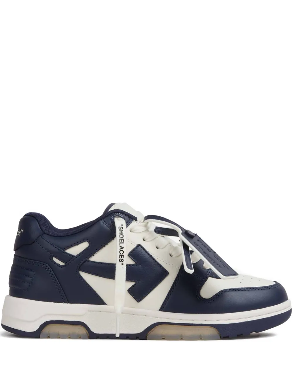 Off-White Out Of Office leather sneakers Wit