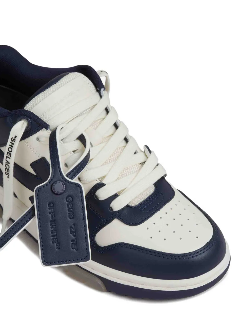 Off-White Out Of Office leather sneakers Wit