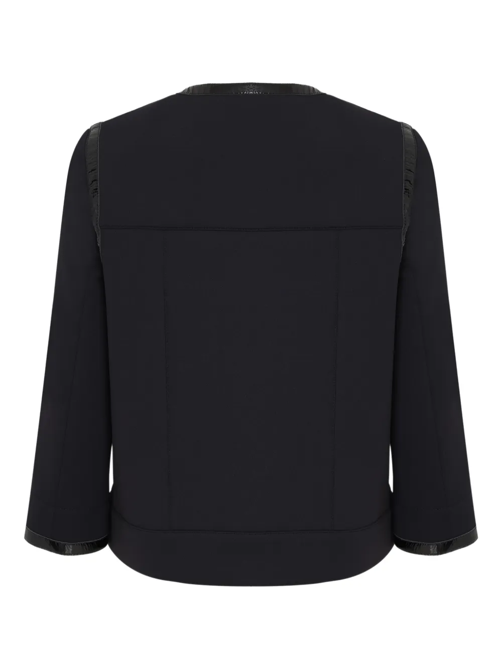 Gloria Coelho Cropped top met vlakken - Zwart