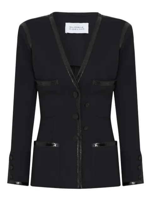 Gloria Coelho veste boutonnée à col v