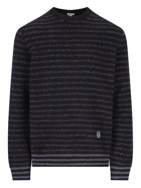 LOEWE striped logo-embroidered sweater