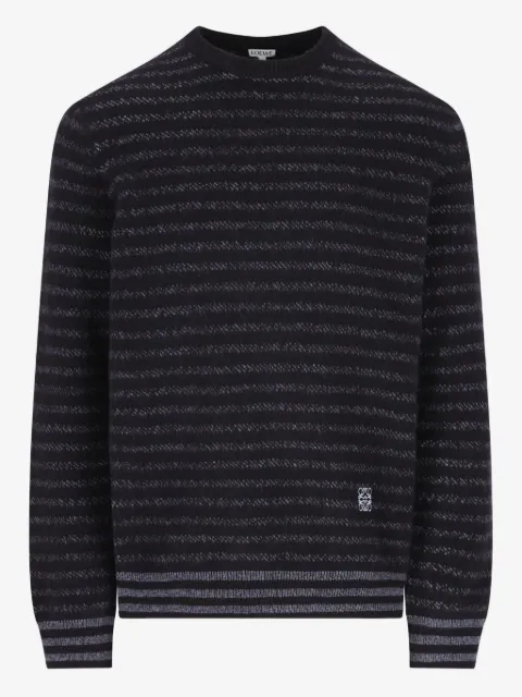 LOEWE striped logo-embroidered sweater