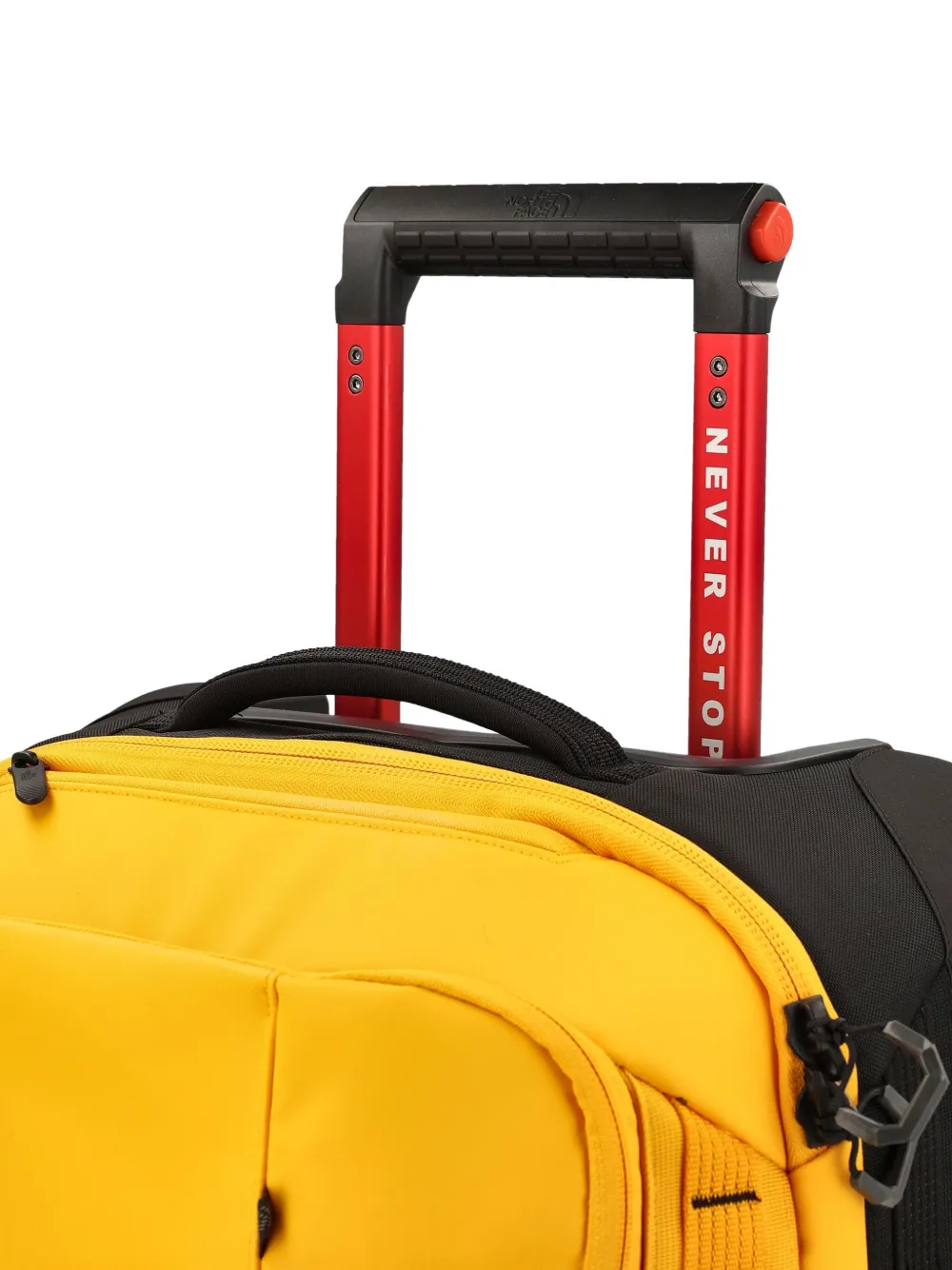 The North Face Base Camp Rolling Thunder Suitcase In Yellow