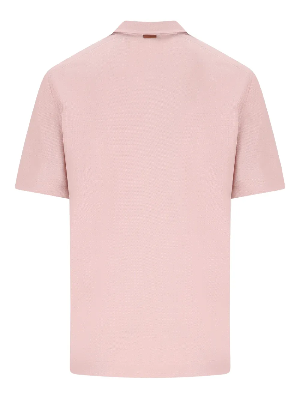 Zegna chest-pocket polo shirt - Roze