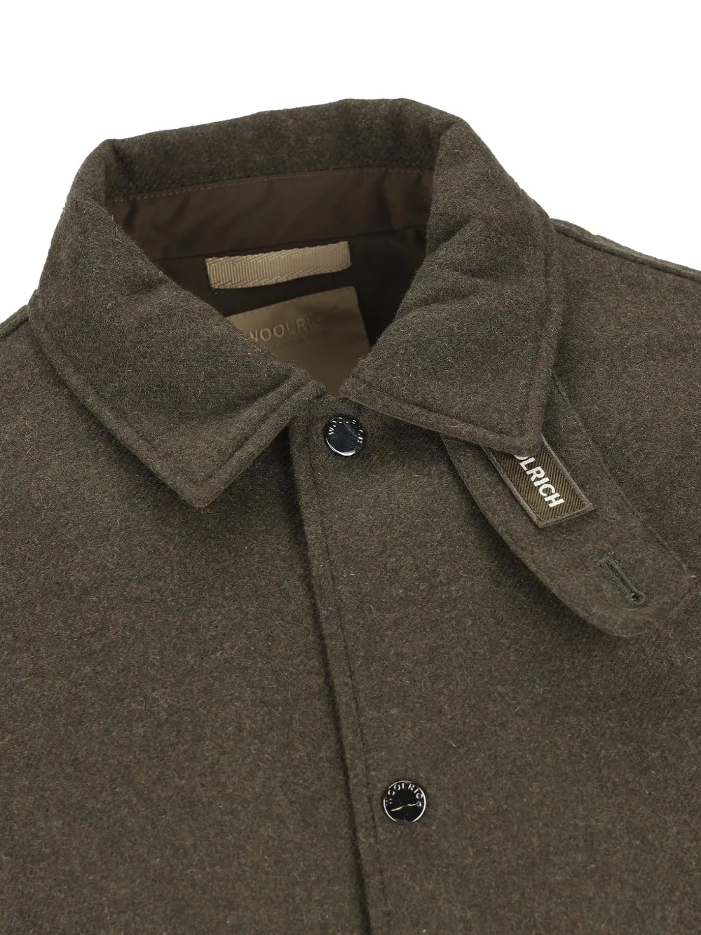 Woolrich Button-fastening Shirt Jacket In Green