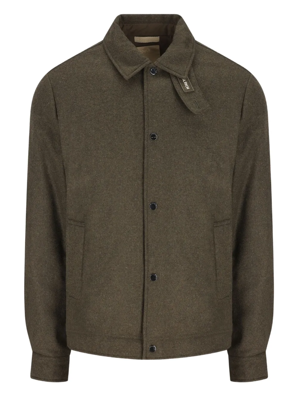 Woolrich button-fastening shirt jacket | Green | Image 1