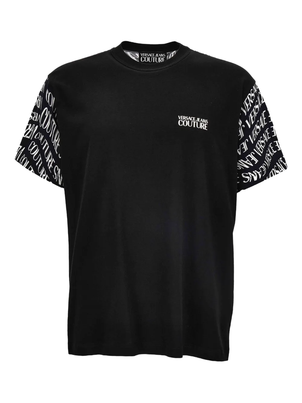 Versace Jeans Couture Liquify logo-print T-shirt | Black | Image 1