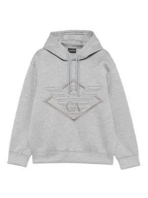 Brain Dead x Brooks Brothers ロゴ パーカー | グレー | FARFETCH JP