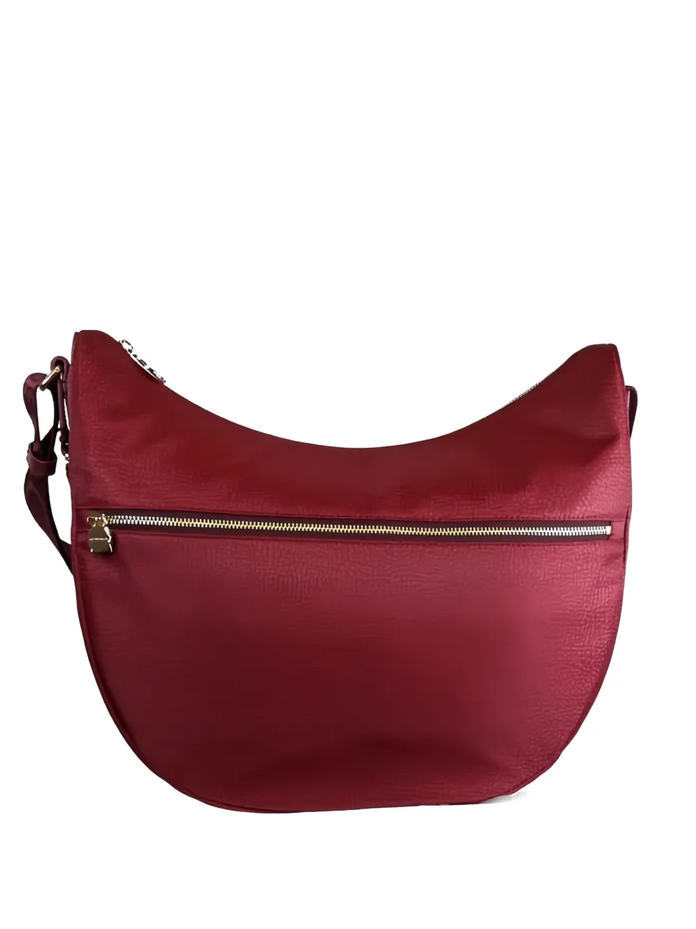 Borbonese Zip-detail Shoulder Bag In Red