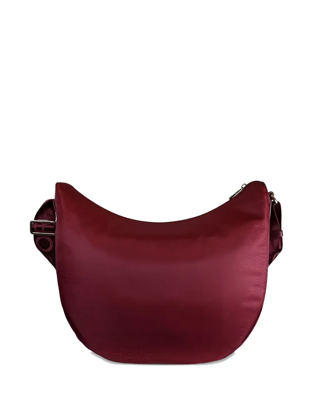 Borbonese Zip-detail Shoulder Bag In Red