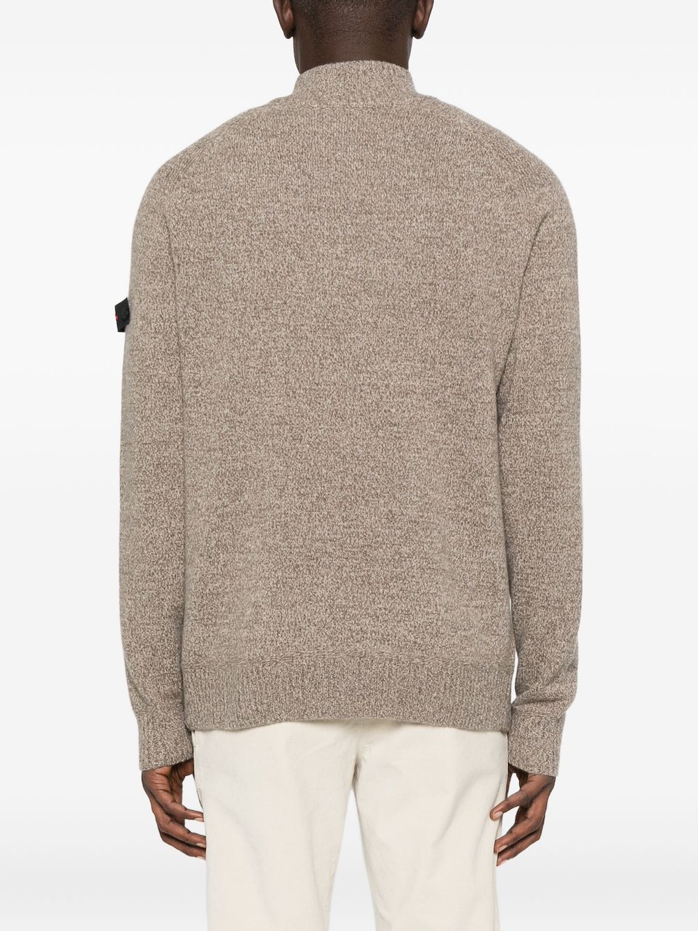 Peuterey Half-zip Sweater In Brown