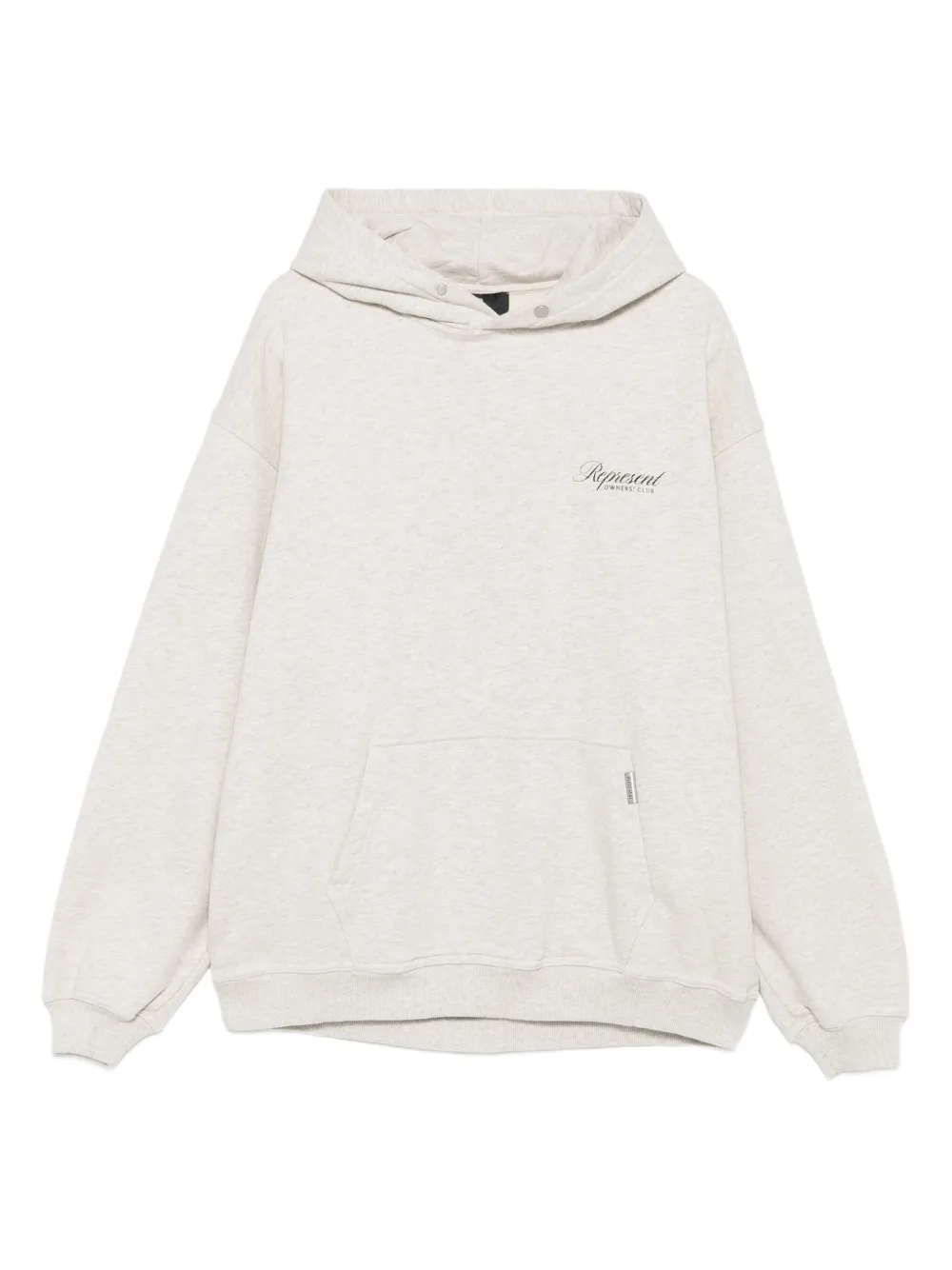 Represent logo-print hoodie | Neutrals | Image 1
