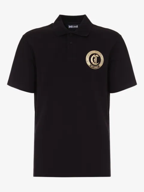 Just Cavalli playera tipo polo con monograma JC