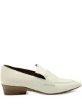 Hermès Pre-Owned patent-leather loafers - White