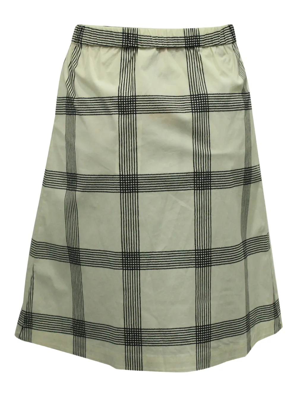 Tory Burch tartan pleated midi skirt | Green | Image 1