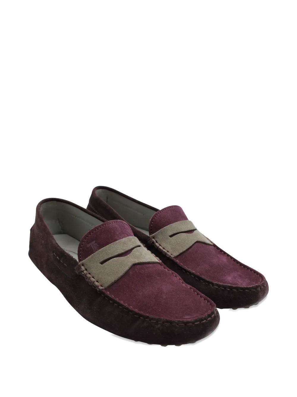 Tod's Gommino pebble-detail suede penny loafers | Image 2