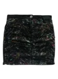 Isabel Marant Vintage tweed mini skirt - Black