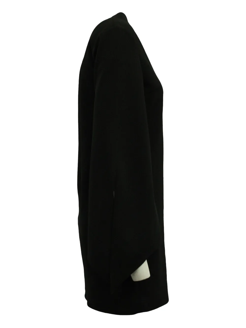Pre-owned Tibi V-neck Long-sleeved Dress In Black