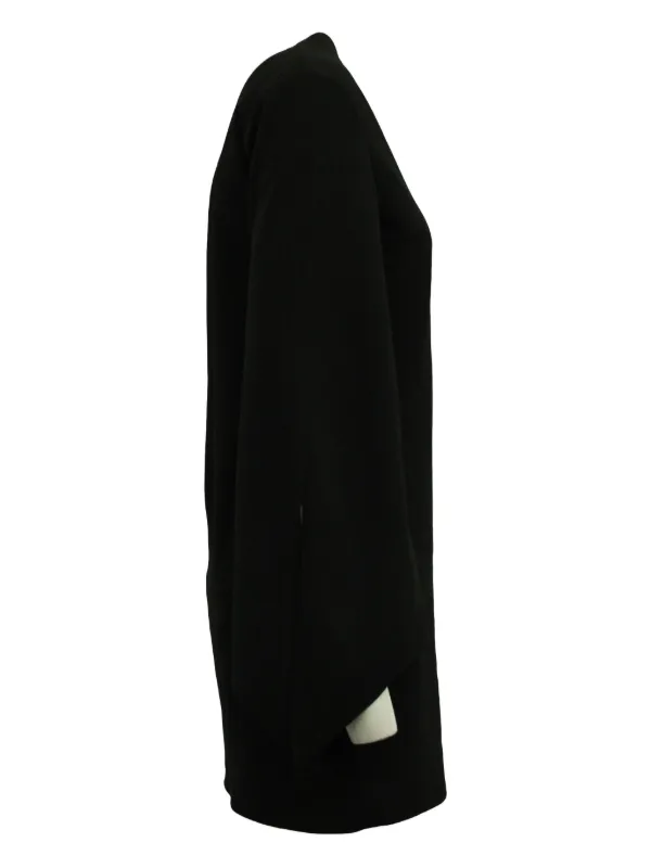 knee length dresses for ladies Tibi Arielle Silk Tie Front Dress in Blue main image 1