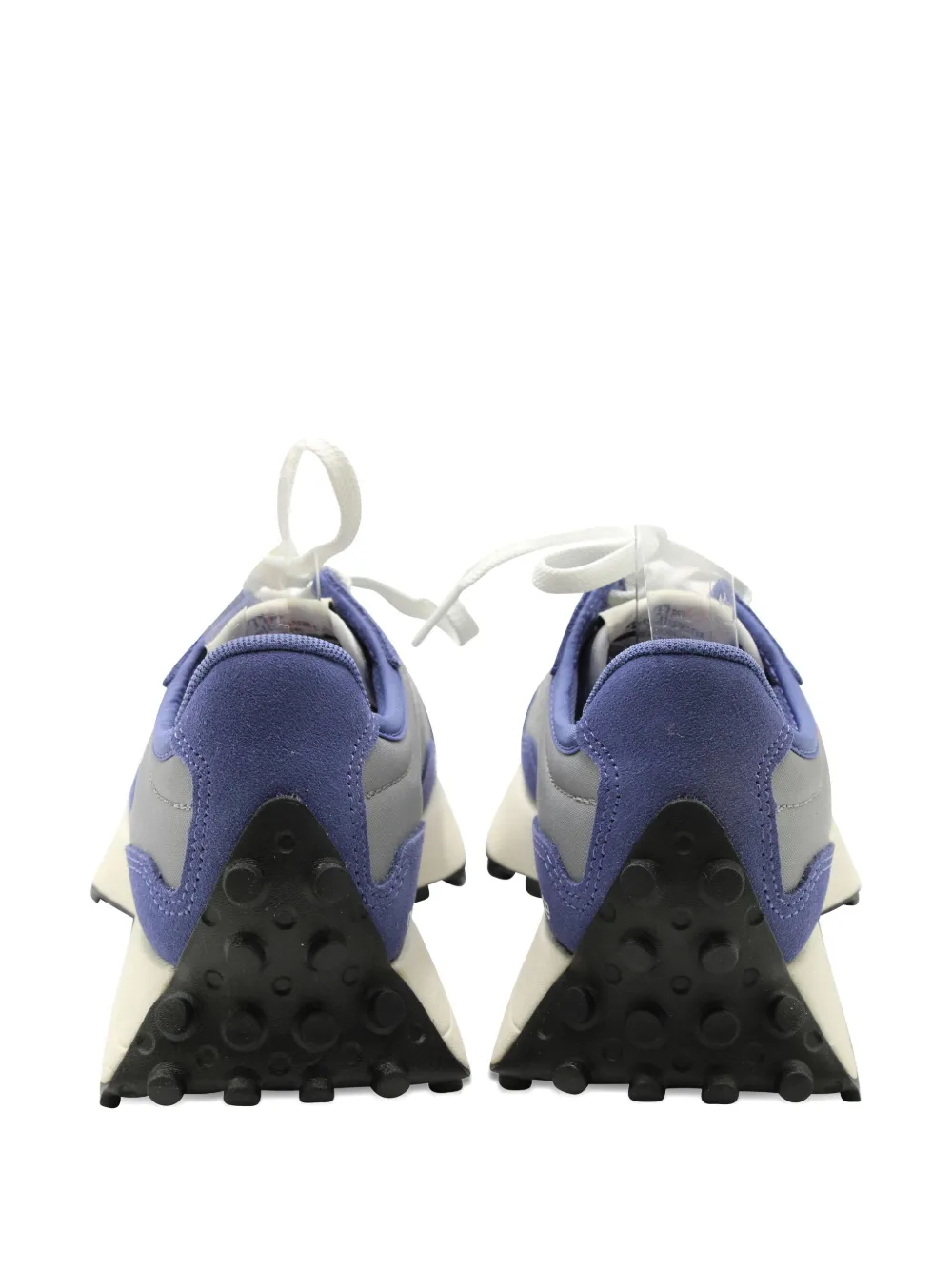 Pre-owned New Balance 327 Logo Sneakers In Gray