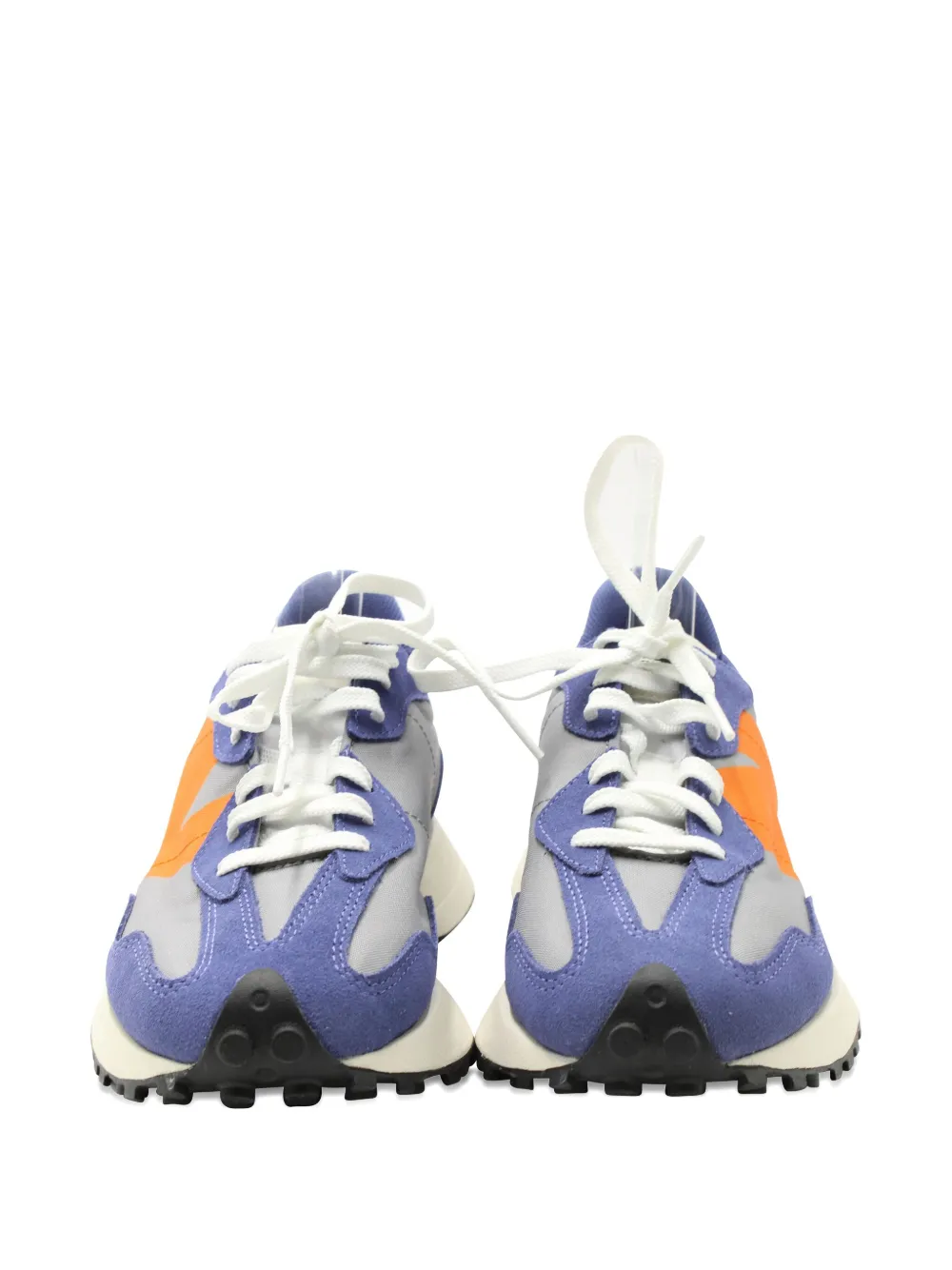 Pre-owned New Balance 327 Logo Sneakers In Gray