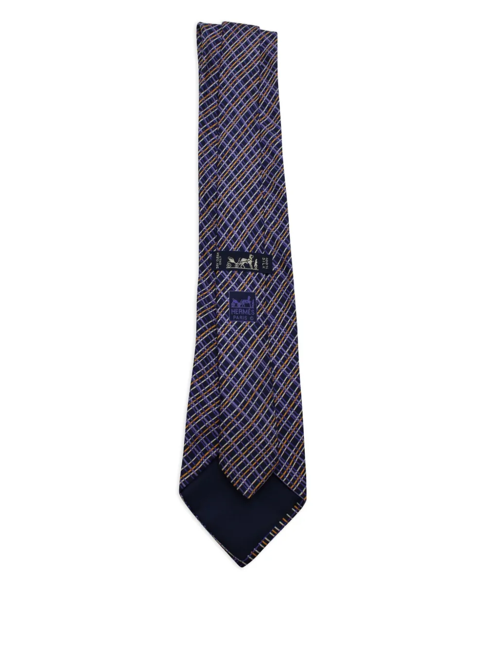 Hermès Pre-Owned geometric-pattern tie | Image 2