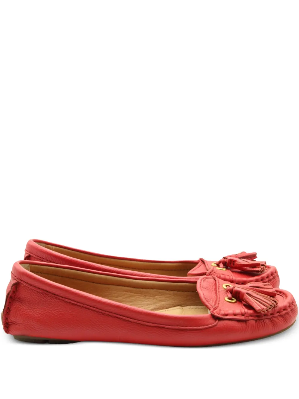 Coach Vintage tassel-detail loafers | Red | Image 1