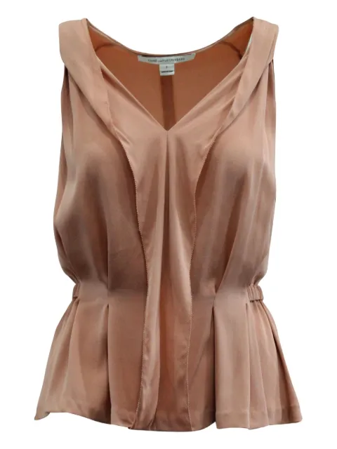 Diane Von Furstenberg Vintage sleeveless peplum blouse