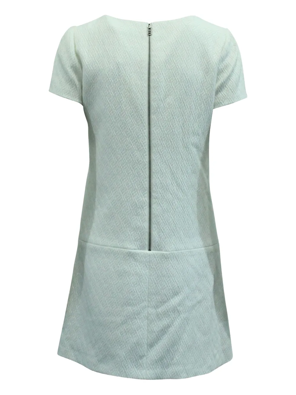 Alice + olivia Jurk met textuur en korte mouwen - Blauw