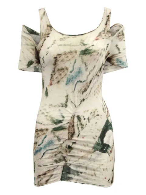 Isabel Marant Vintage off-shoulder printed top