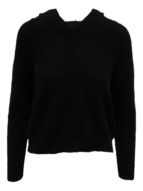 James Perse knitted double-hood hoodie