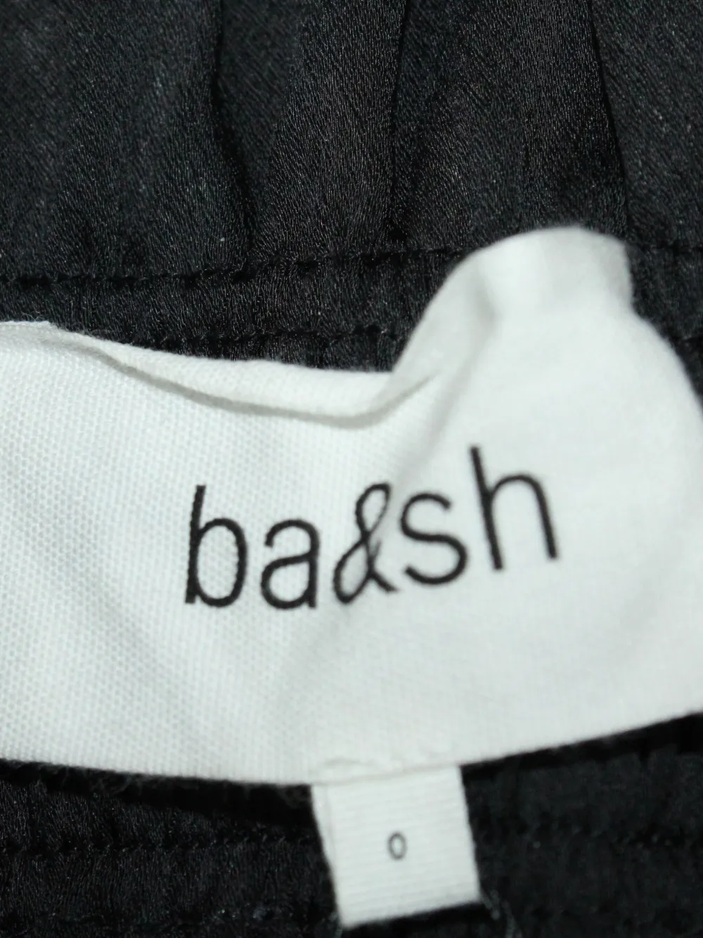 Pre-owned Ba&sh Tiered Frill Skirt In Black