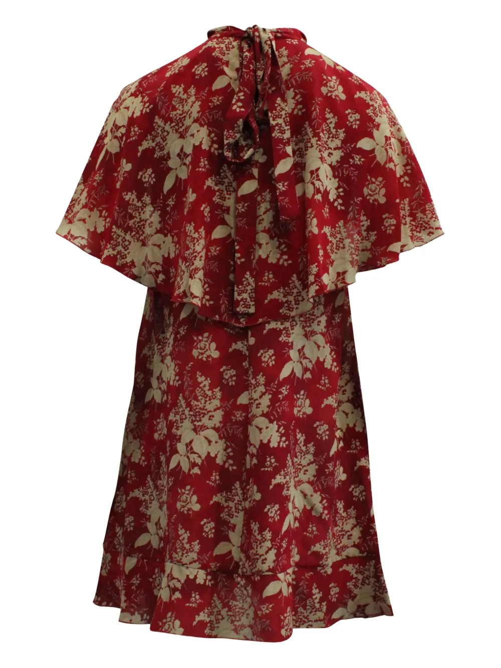 Red Valentino Vintage floral-print capelet dress | Image 2