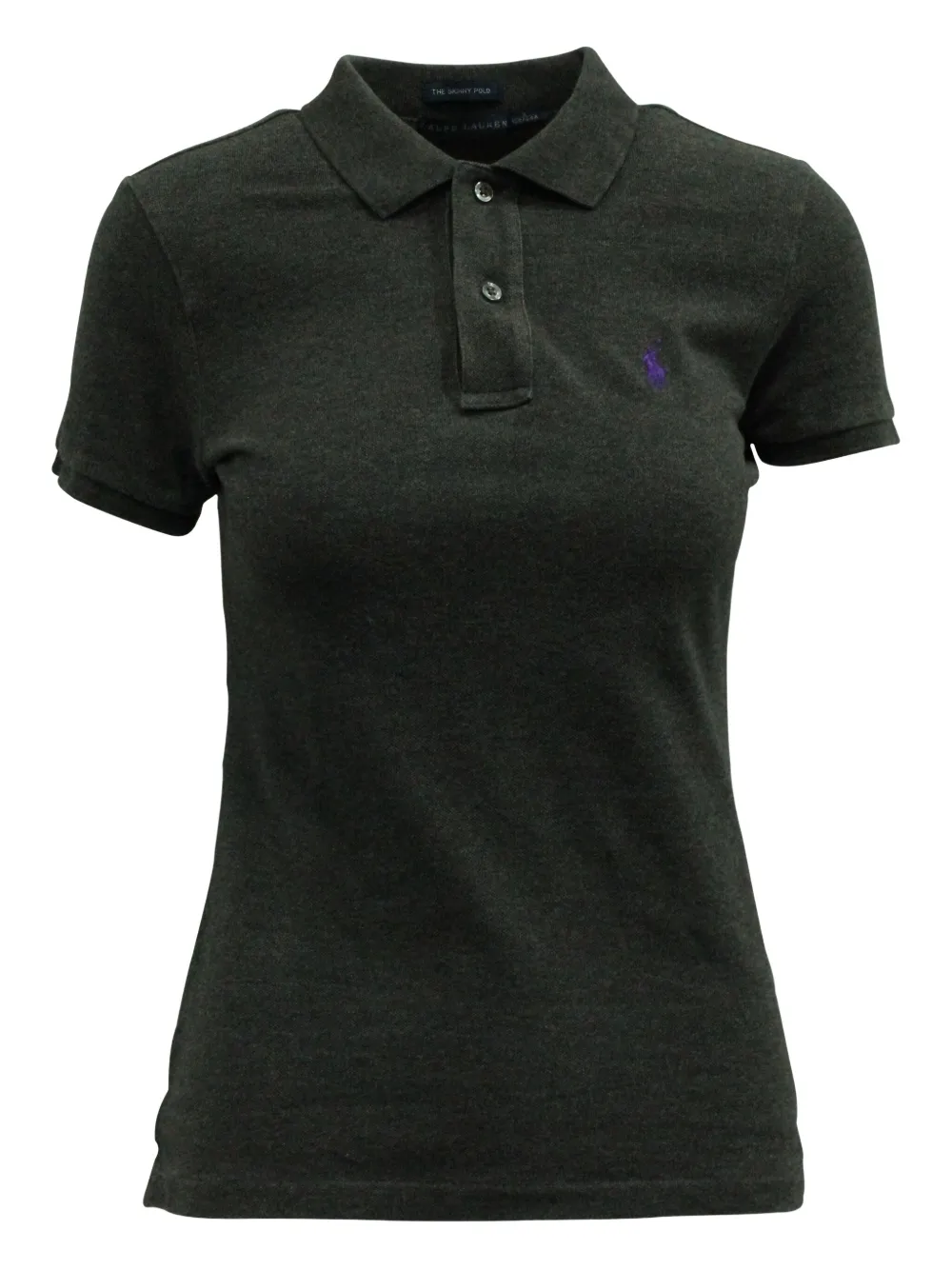 Polo Ralph Lauren Vintage Polo Pony cotton polo shirt | Grey | Image 1