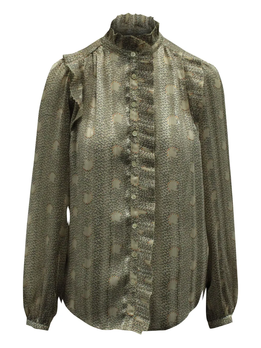 Ba&Sh silk blouse | Green | Image 1