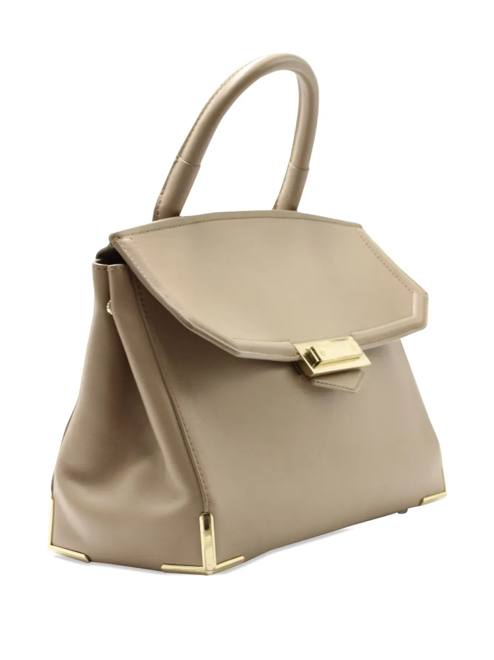 Pre-owned Alexander Wang Marion Skeletal Leather Handbag In Neutral