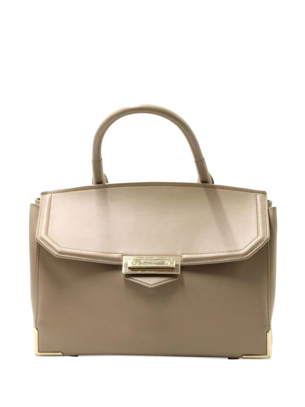 Pre-owned Alexander Wang Marion Skeletal Leather Handbag In Neutral