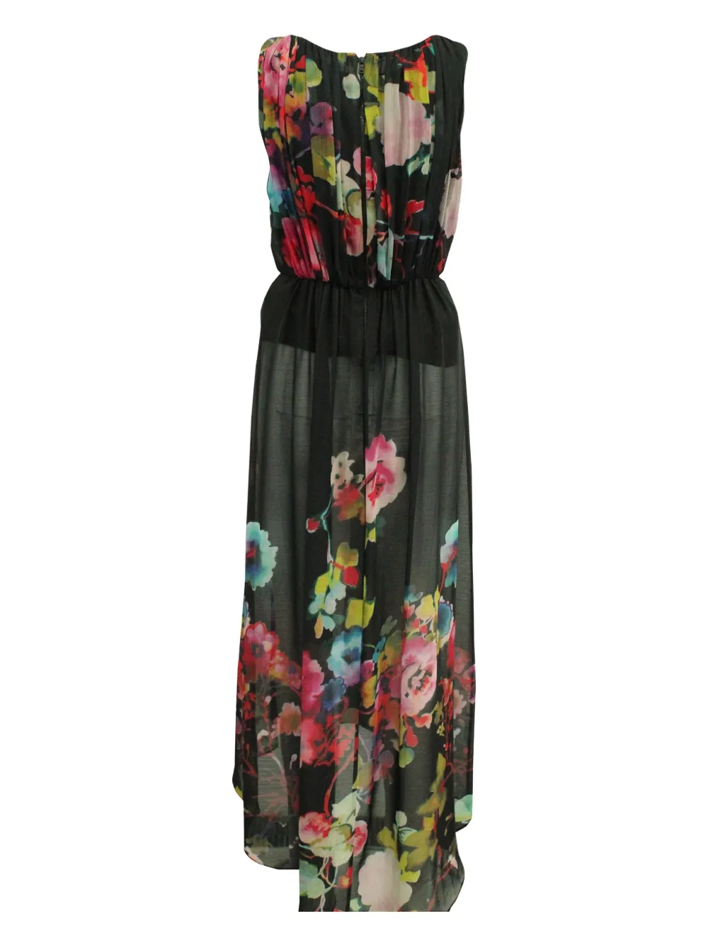 Alice + olivia Aron jurk met bloemenprint - Zwart
