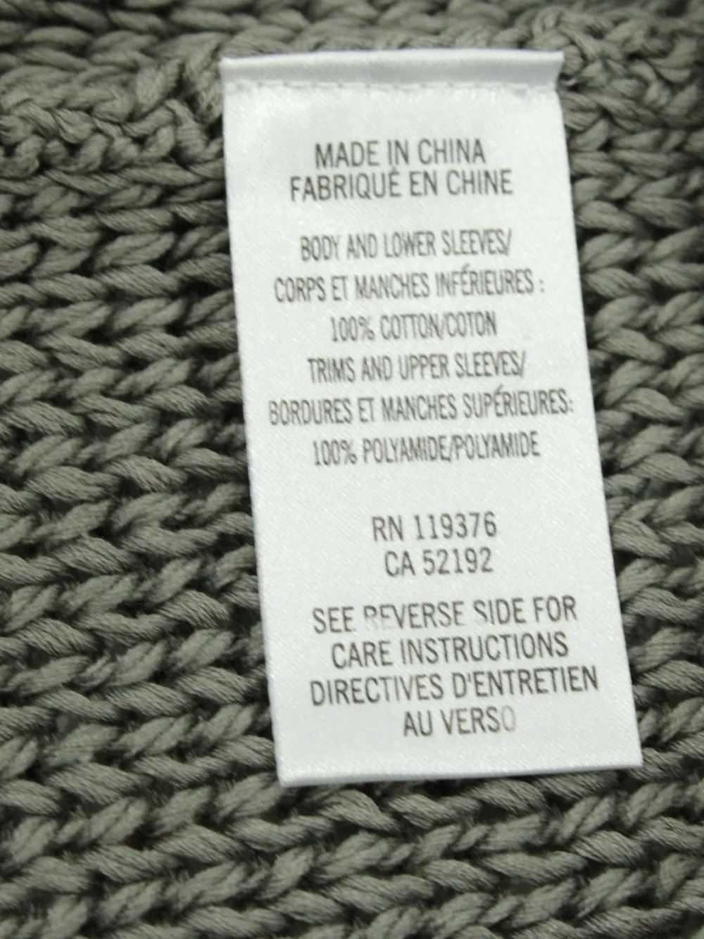 Pre-owned Helmut Lang Panelled Cotton Sweater In Gray