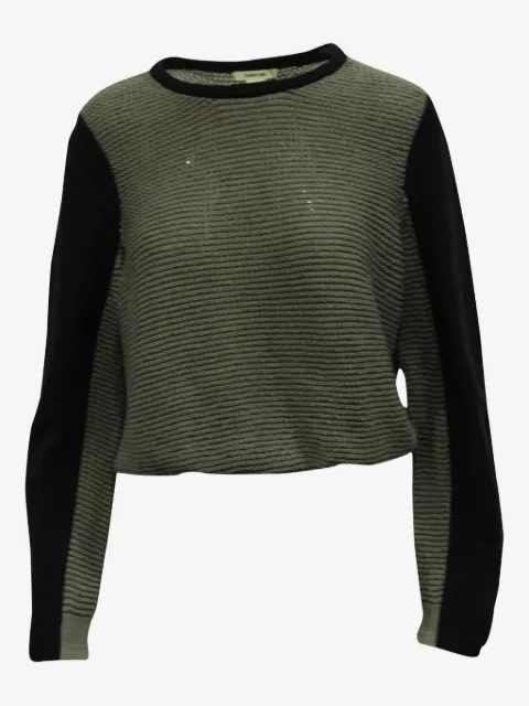Helmut Lang Pre-Owned panelled cotton sweater