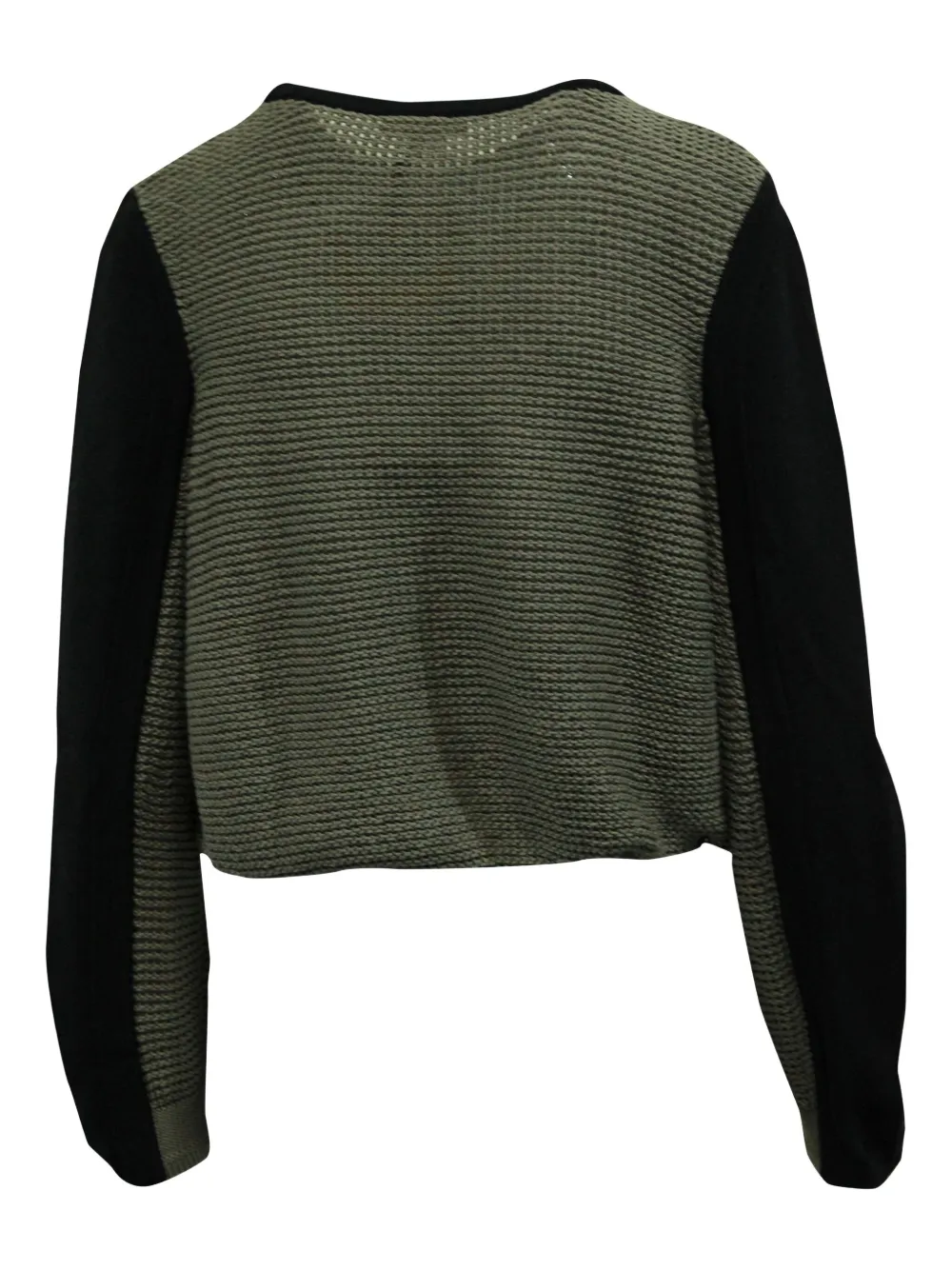 Pre-owned Helmut Lang Panelled Cotton Sweater In Gray