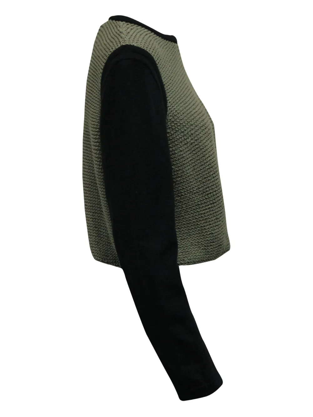 Pre-owned Helmut Lang Panelled Cotton Sweater In Gray